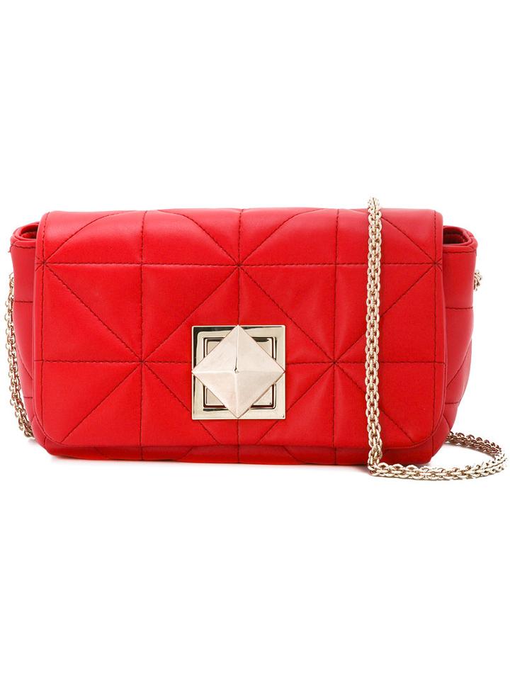 Sonia Rykiel - Chain Strap Shoulder Bag - Women - Calf Leather - One Size, Women's, Red, Calf Leather