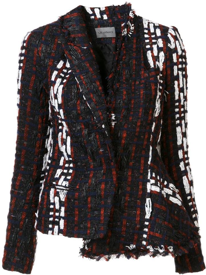 Les Animaux Bisected Tuxedo Jacket - Black