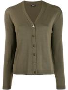 Aspesi Button Fine Knit Cardigan - Green