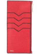 Valextra Zipped Card Case - Red