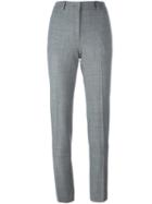 Jil Sander Navy Tapered Trousers, Women's, Size: 34, Grey, Polyester/spandex/elastane/virgin Wool