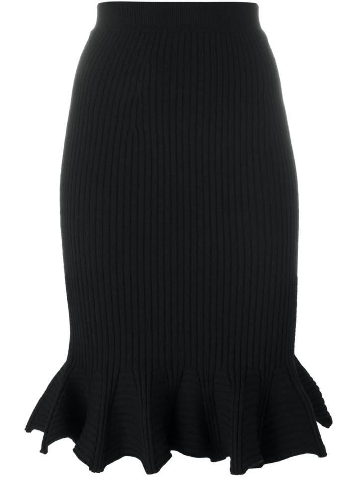 Lanvin Ribbed Knit Skirt