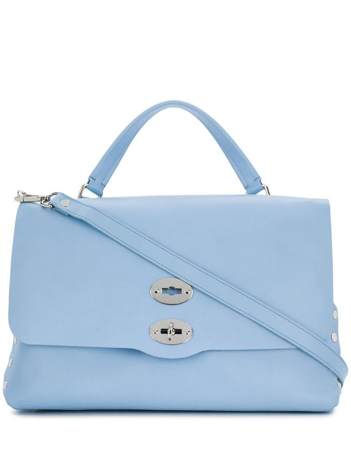 Zanellato Postina Large Tote Bag - Blue