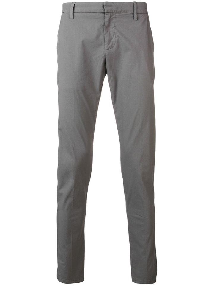 Dondup Regular Chino Trousers - Grey