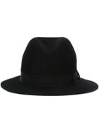 Borsalino Felt Fedora Hat - Black