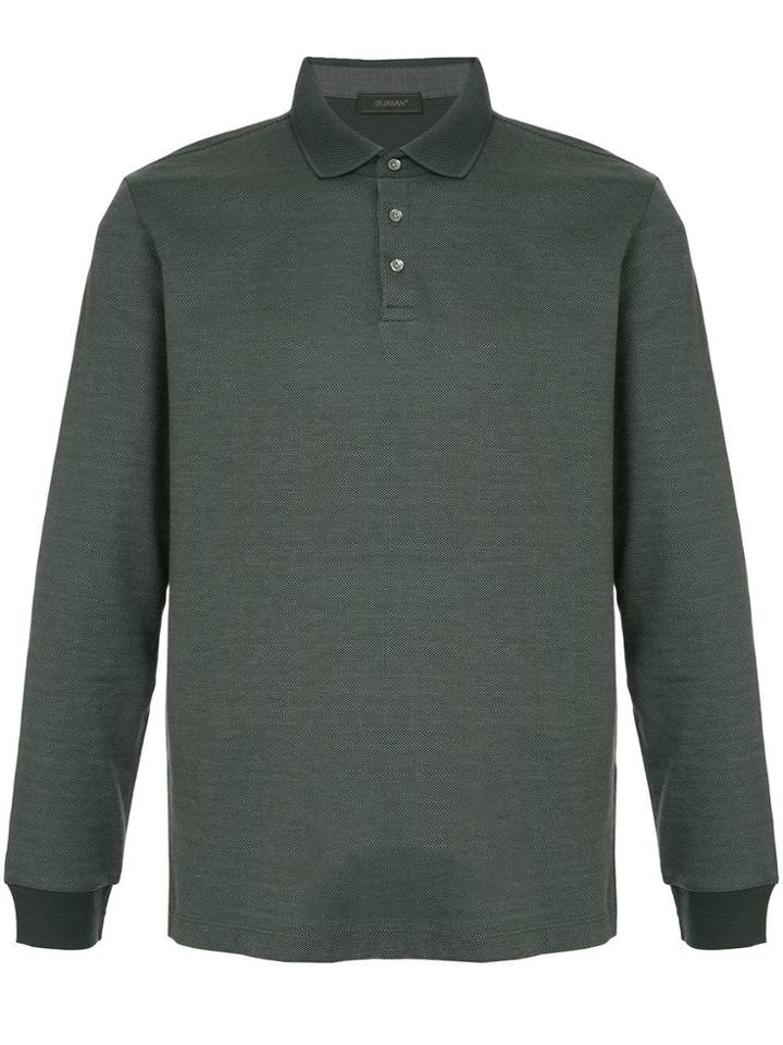 D'urban Longsleeved Polo Shirt - Grey