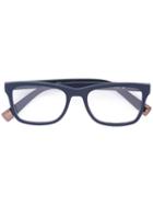 Dolce & Gabbana - Rectangular Frame Glasses - Unisex - Acetate - 54, Blue, Acetate