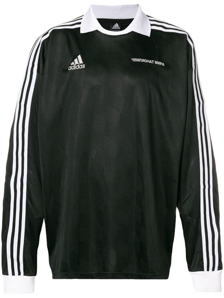 Gosha Rubchinskiy Gosha Rubchinskiy X Adidas Polo Top - Black