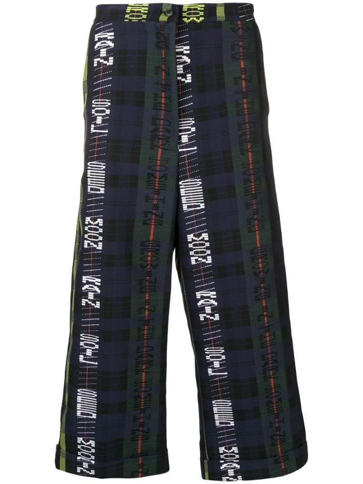 Henrik Vibskov Kentucky Check Trousers - Blue