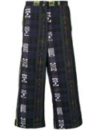 Henrik Vibskov Kentucky Check Trousers - Blue