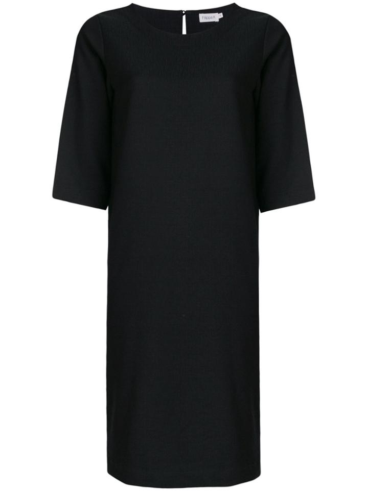 Filippa-k Textured Tee Dress - Black