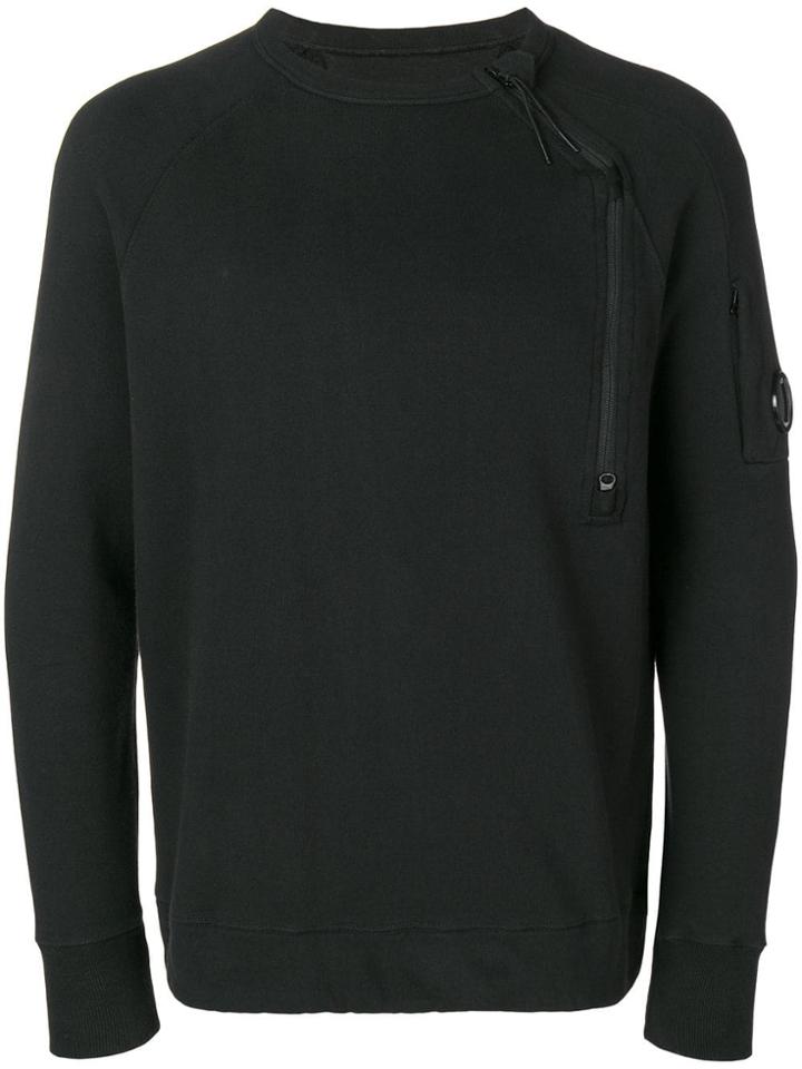 Cp Company Loose Fitted Sweatshirt - Black