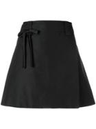 Prada Bow Detail Skirt - Black