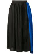 Kenzo Pleated Asymmetric Skirt - Black