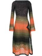 Peter Pilotto Mohair Blend Midi-dress - Multicolour