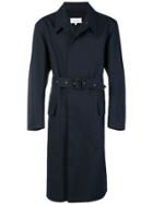 Maison Margiela Double Breasted Trench - Blue
