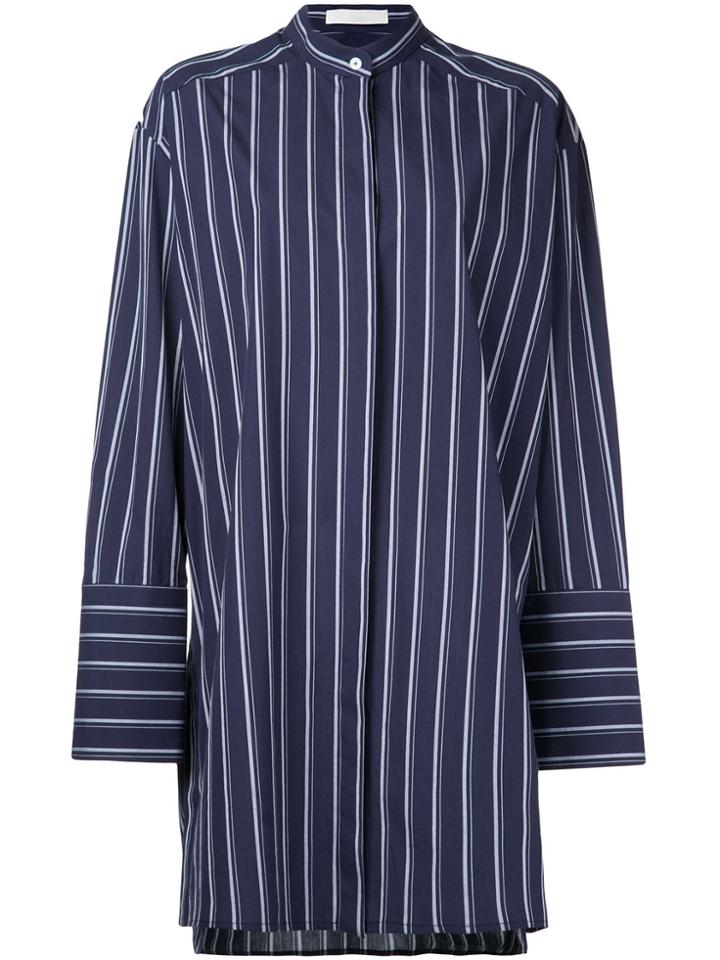 Dion Lee Striped Oversized Shirt - Blue