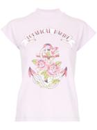 G.v.g.v. Botanical Marine T-shirt - Pink & Purple