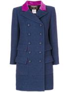 Chanel Vintage Double-breasted Coat - Blue