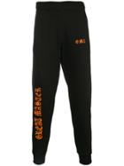 Omc Logo Embroidered Track Trousers - Black