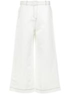 Osklen Wide Leg Stitched Trousers - White