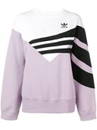 Adidas Logo Panel Sweatshirt - Purple