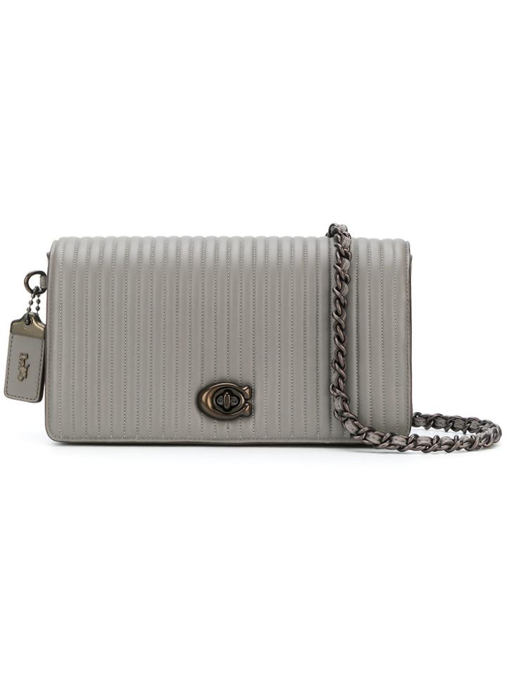 Coach Dinky Crossbody Bag - Grey