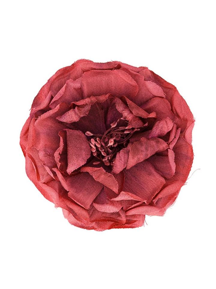 Gucci Floral Hair Brooch, Women's, Pink/purple, Silk/cotton/iron/brass
