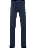 Frankie Morello Skinny Trousers - Blue
