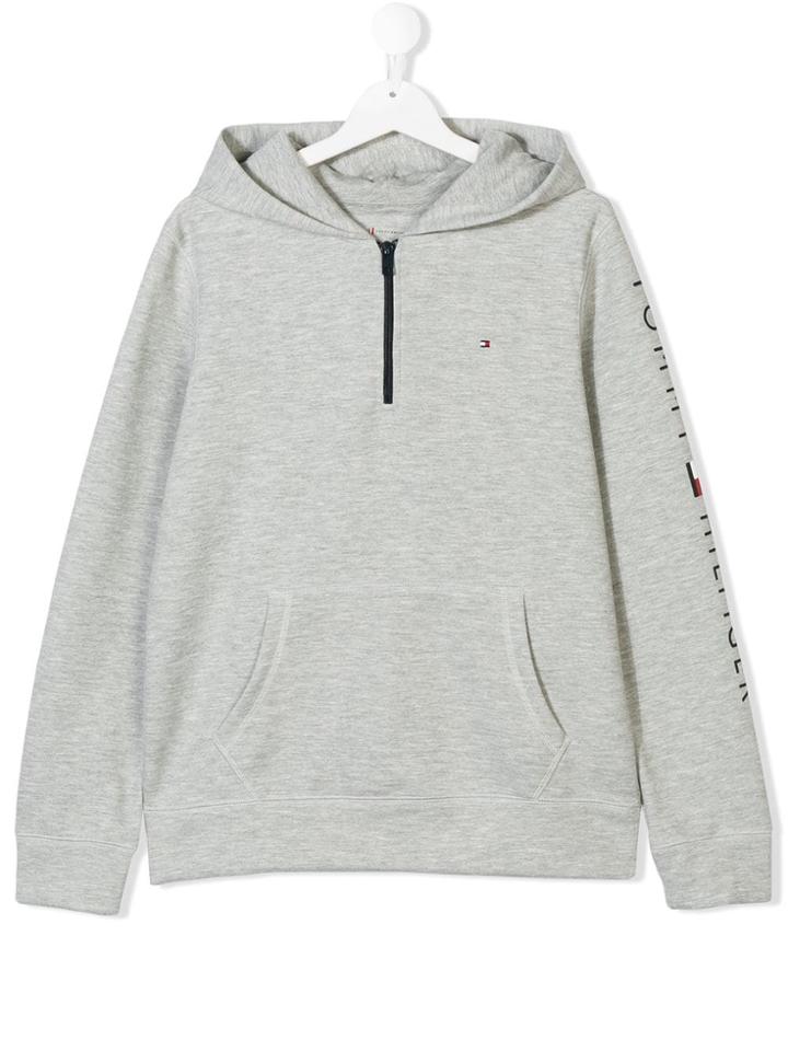 Tommy Hilfiger Junior Zipped Hoodie - Grey