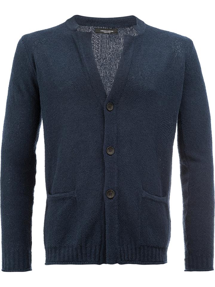 Roberto Collina V-neck Cardigan - Blue