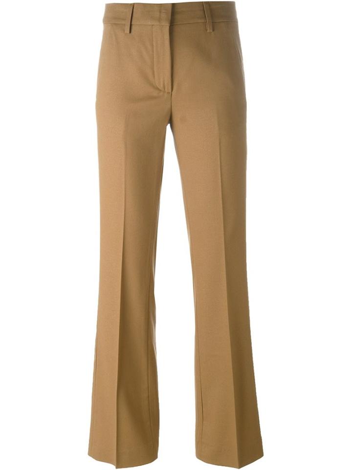 Dondup 'marion' Trousers, Women's, Size: 40, Brown, Spandex/elastane/acetate/viscose/virgin Wool