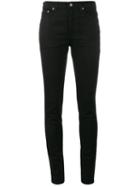 Saint Laurent Classic Skinny Jeans, Women's, Size: 28, Black, Cotton/spandex/elastane