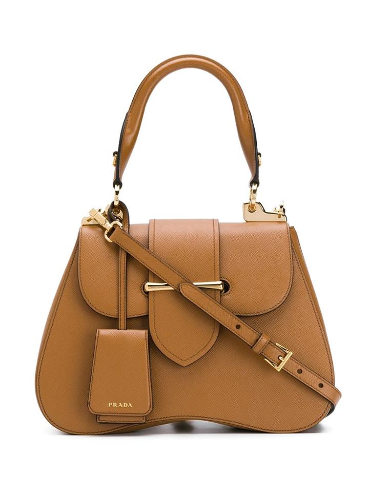 Prada Top-handle Shoulder Bag - Brown