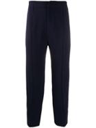 Alexander Mcqueen Sports Crepe Trousers - Blue