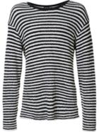 Osklen Striped Sweatshirt, Men's, Size: P, Black, Cotton/polyester/other Fibers