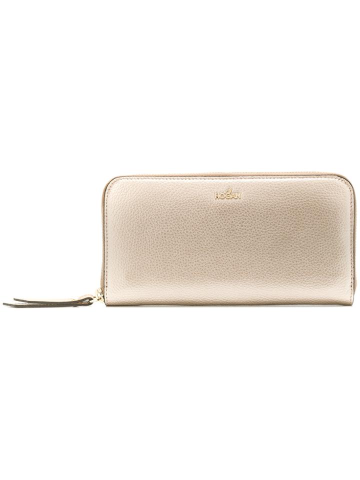 Hogan Zipped Fastening Purse - Metallic
