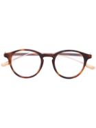 Kiton 'giano' Frame, Brown, Acetate/titanium