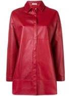 P.a.r.o.s.h. Oversized Shirt Jacket - Red