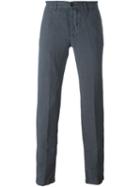 Massimo Alba Chino Trousers, Men's, Size: 46, Grey, Cotton/linen/flax