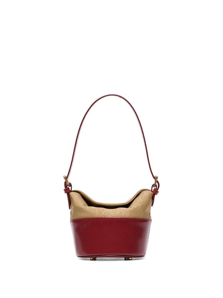 By Far Jamie Two-tone Mini Bag - Red