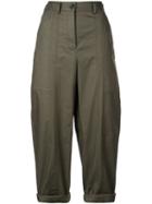 Jason Wu High-waist Cropped Trousers - Green