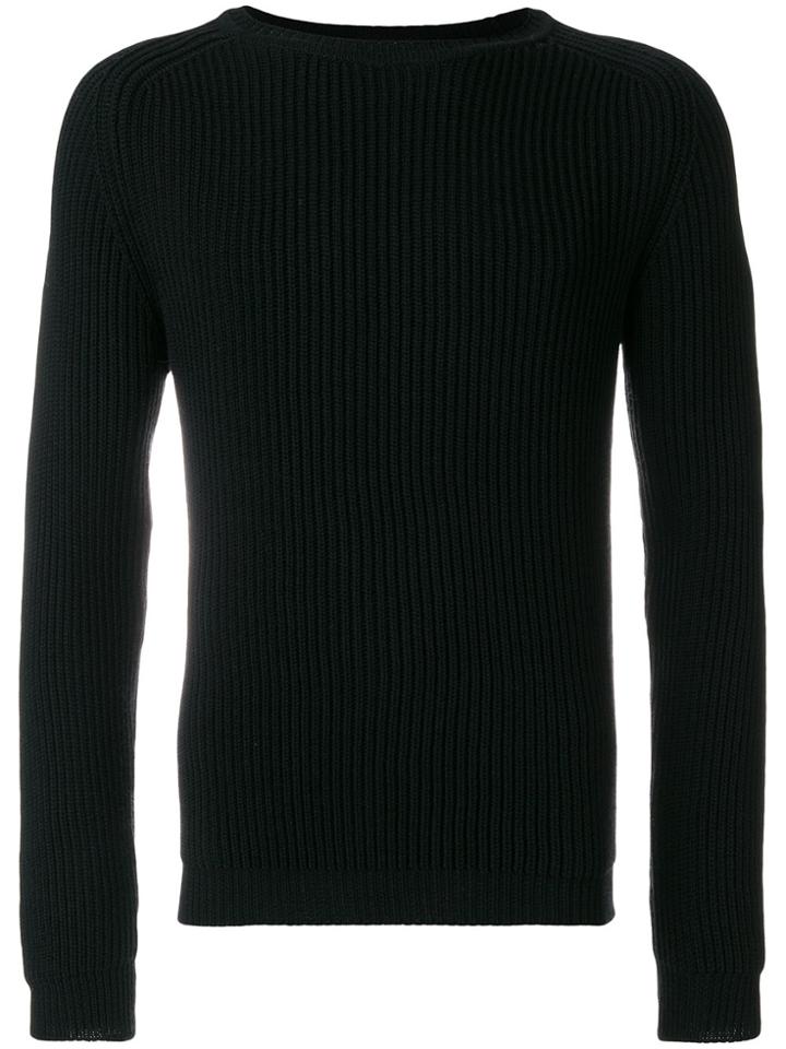 Low Brand Classic Knitted Sweater - Black