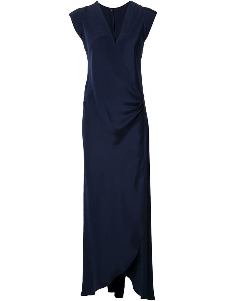 Peter Cohen V-neck Dress - Blue