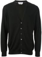 Salvatore Ferragamo Classic Cardigan, Men's, Size: Xl, Black, Virgin Wool