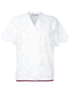 Tsumori Chisato - Broderie Anglaise Shirt - Women - Cotton - M, White, Cotton