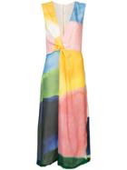 Rosetta Getty Colour-block Midi Dress - Multicolour