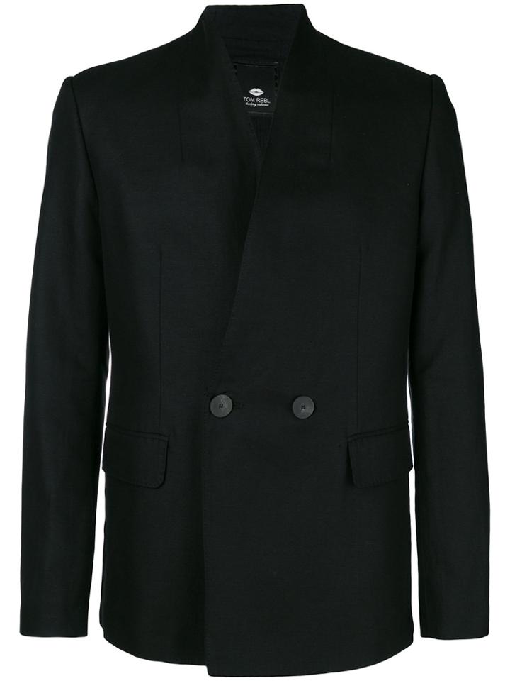 Tom Rebl Double Breasted Jacket - Black