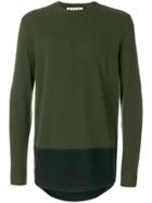 Marni Two Tone Sweater - Green