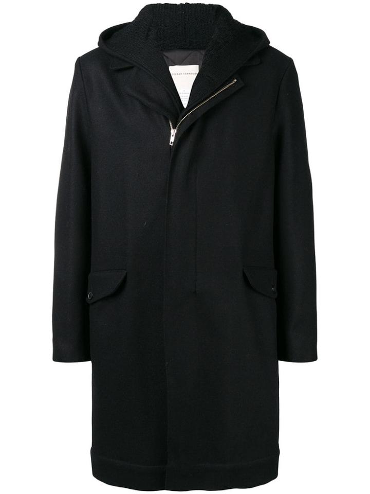 Stephan Schneider Fake Hooded Coat - Black